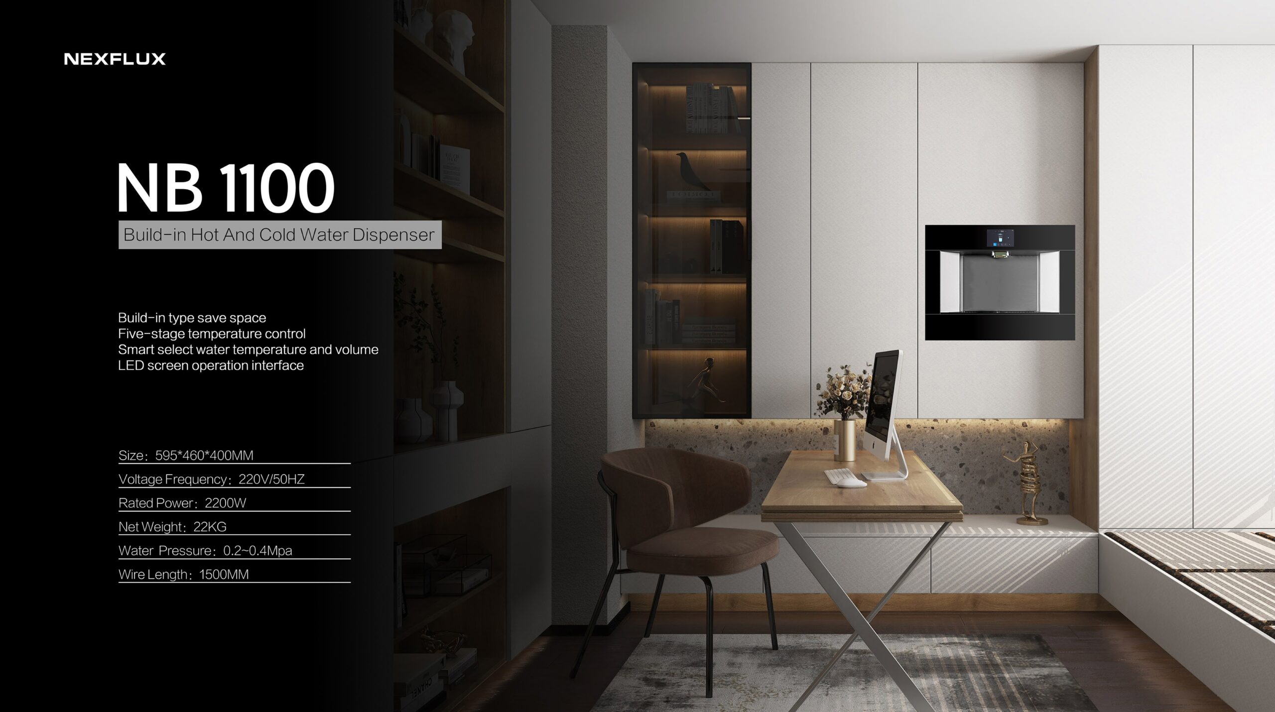 Built in Cold and Hot Water Dispenser